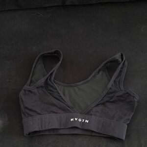 NVGTN Black Sports Bra